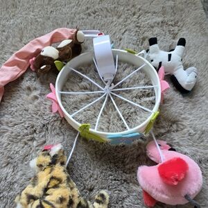 Levtex Baby Musical Multicolor Animal Mobile